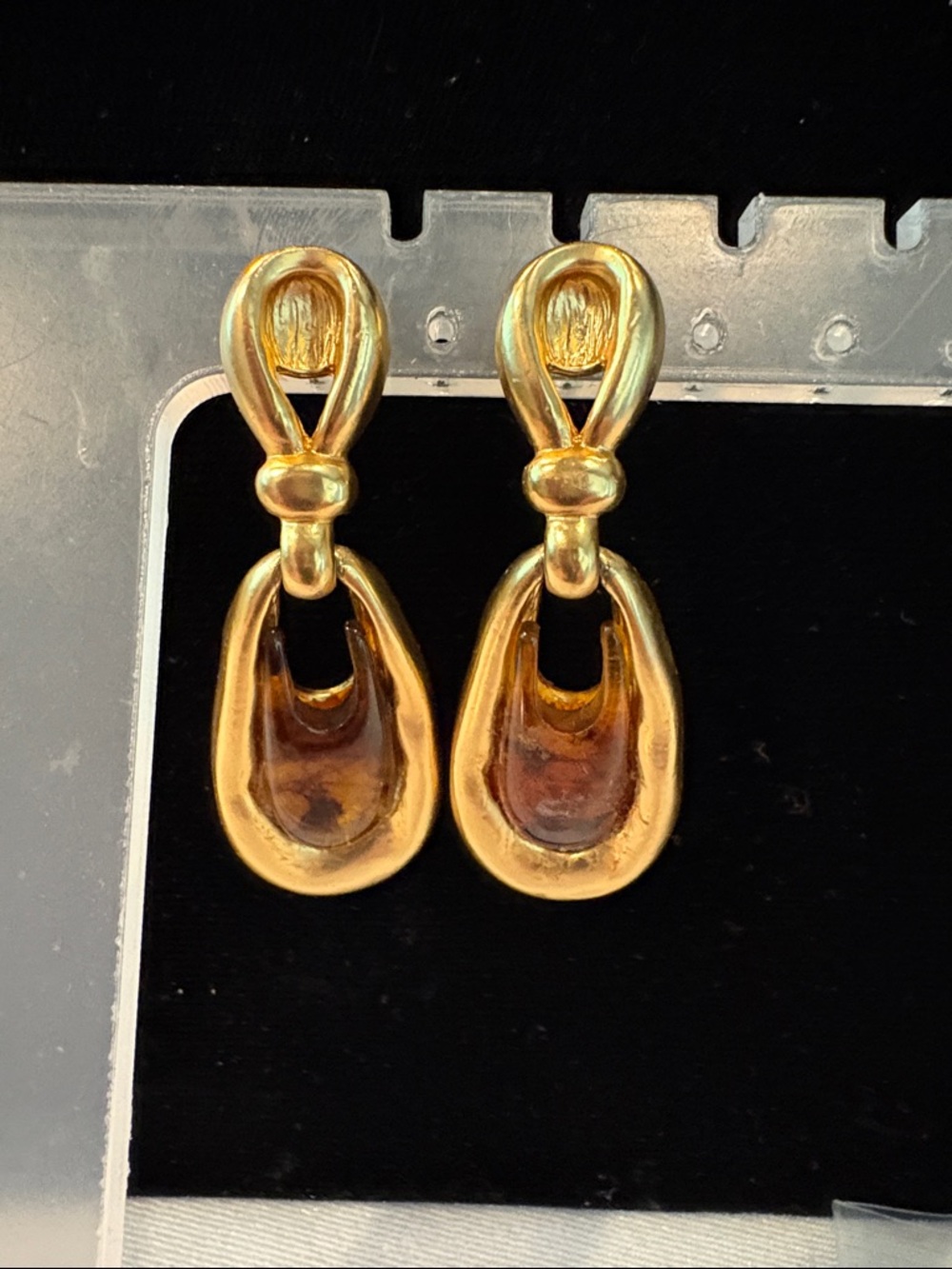 Gold Tone drop Earrings
